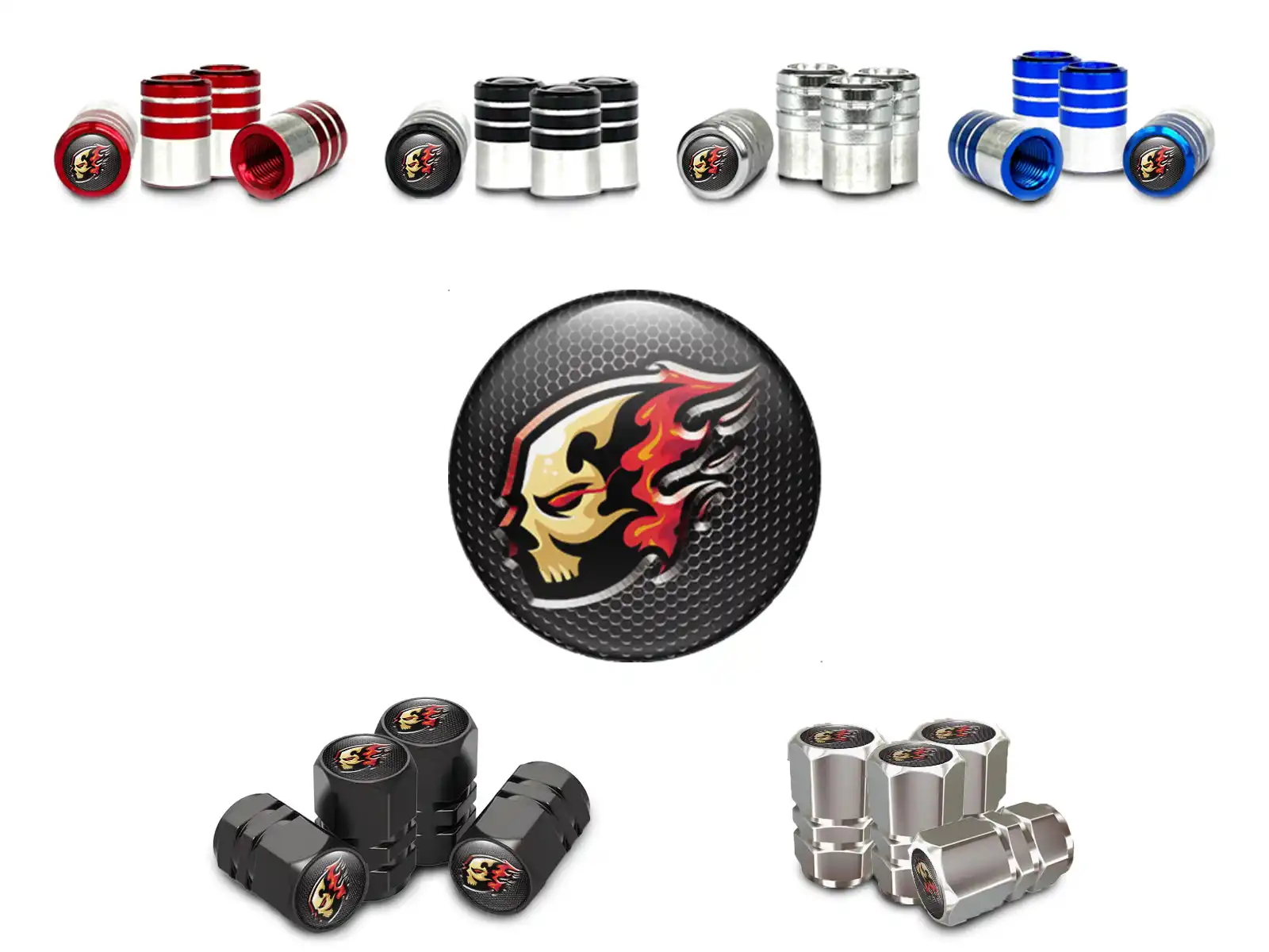 Tyres Valve Caps Bikes Luxury Style